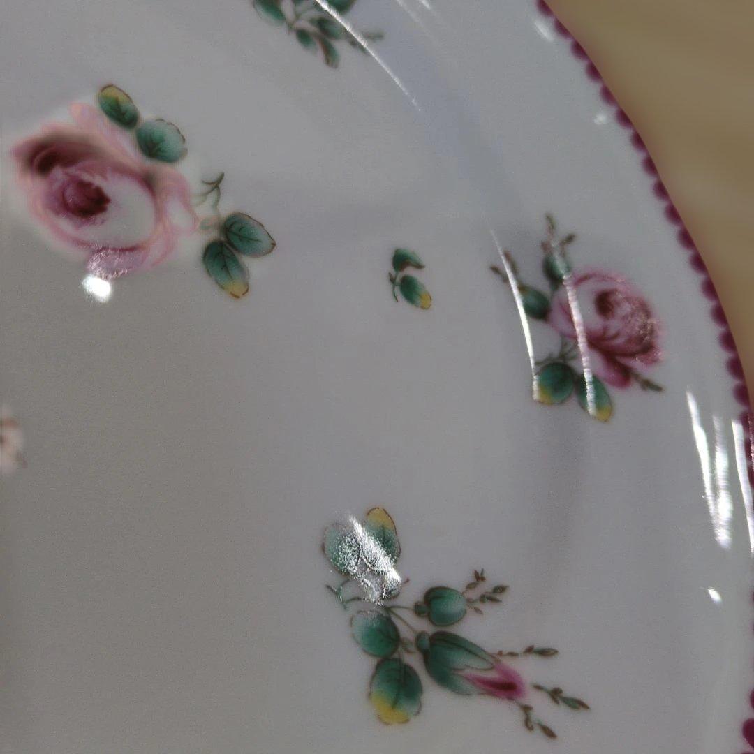 リチャードジノリアンティックローズ 17cmプレート2枚 美品