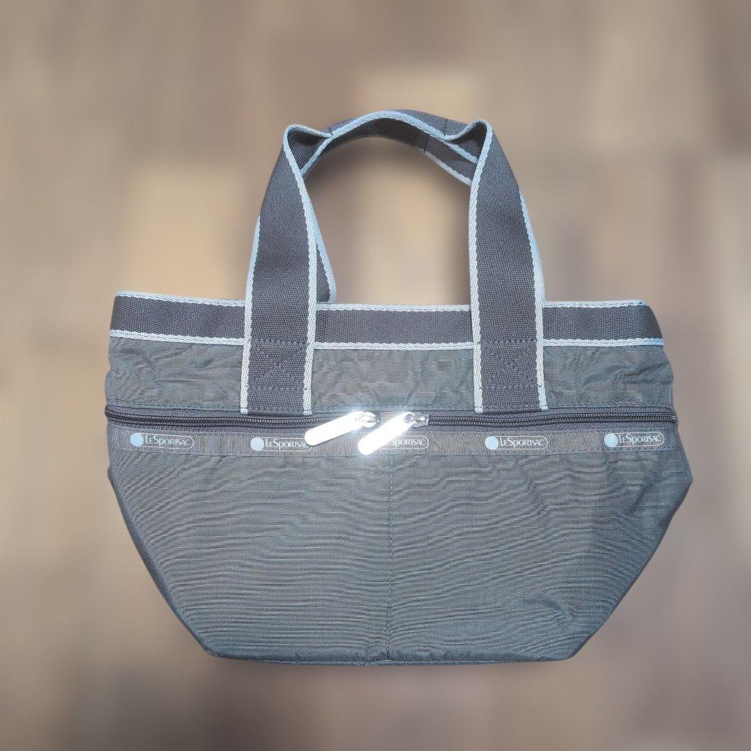 レスポートサックLeSportsacSMALL MANONチャコールシークレット