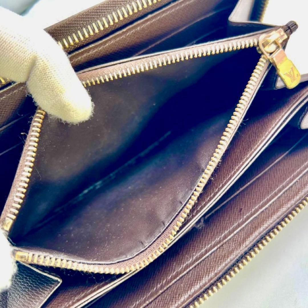 ルイヴィトン ダミエ エベヌ ジッピーウォレット N60015 ラウンドジップ