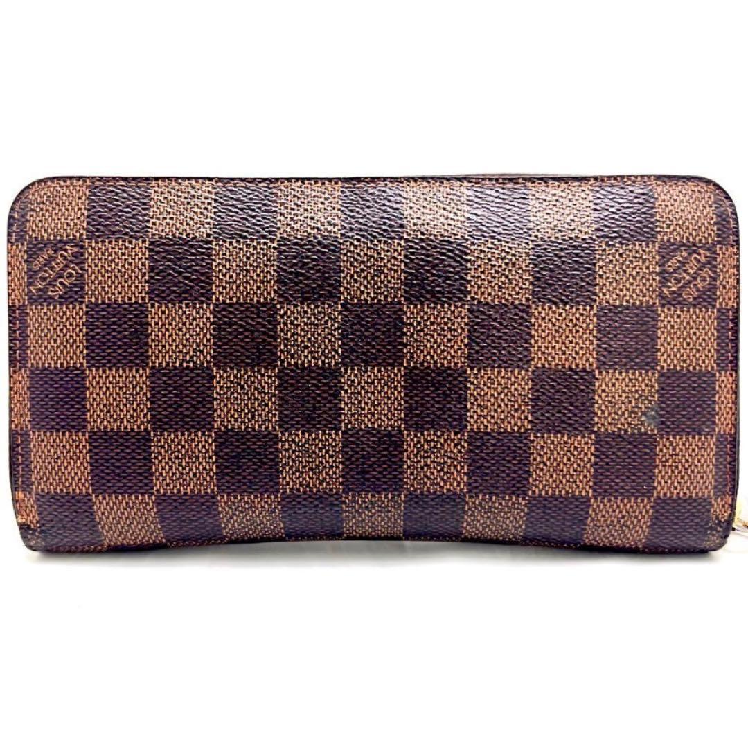 ルイヴィトン ダミエ エベヌ ジッピーウォレット N60015 ラウンドジップ