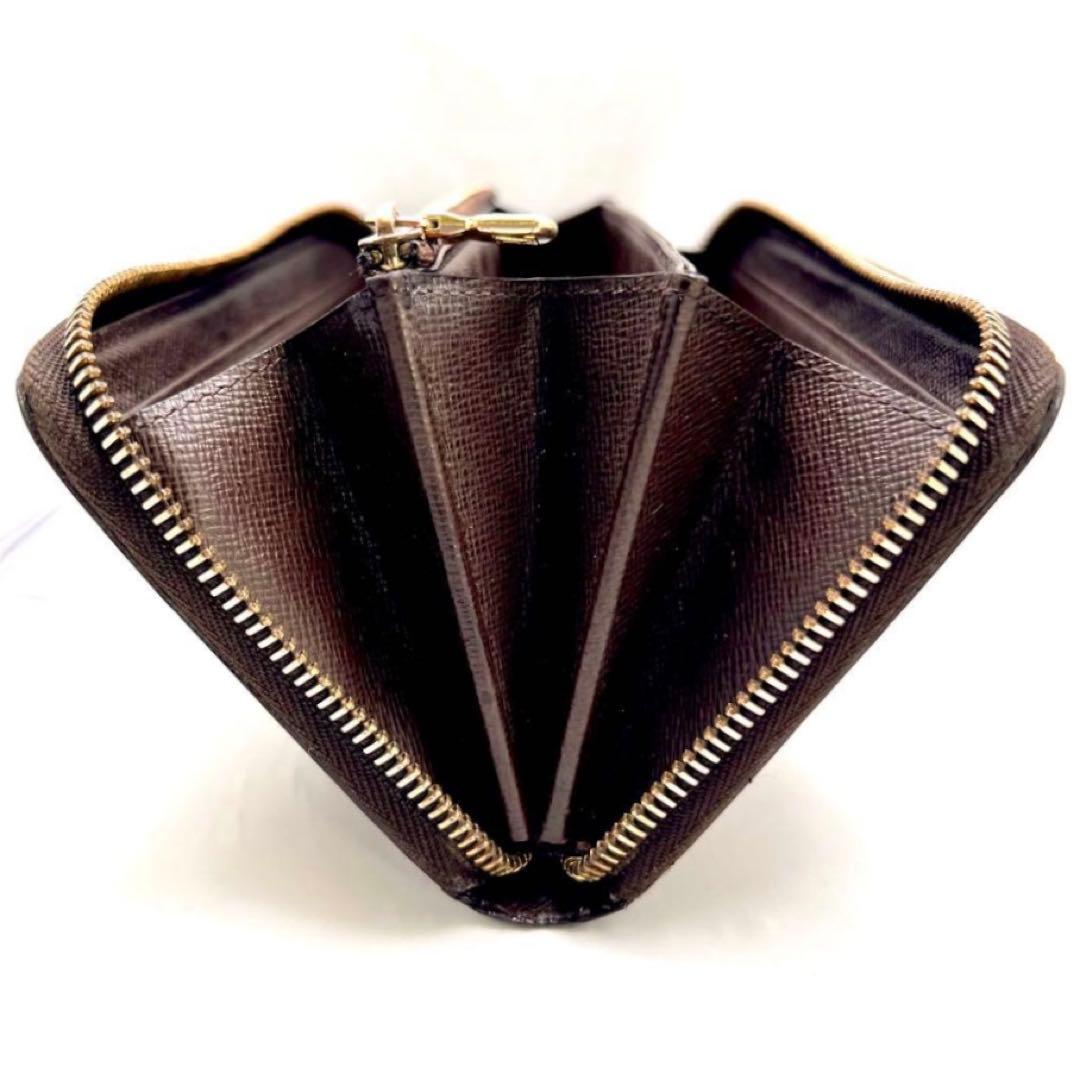 ルイヴィトン ダミエ エベヌ ジッピーウォレット N60015 ラウンドジップ