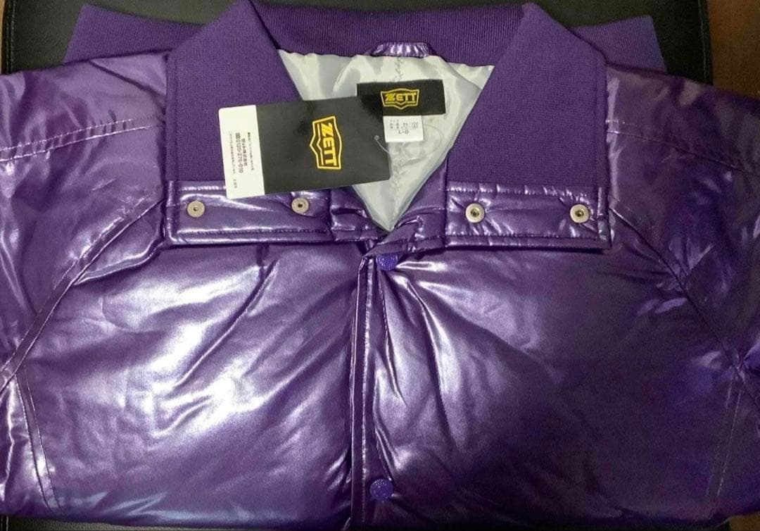 ZETT(ゼット)　軽量グラウンドコート　パープル L-O