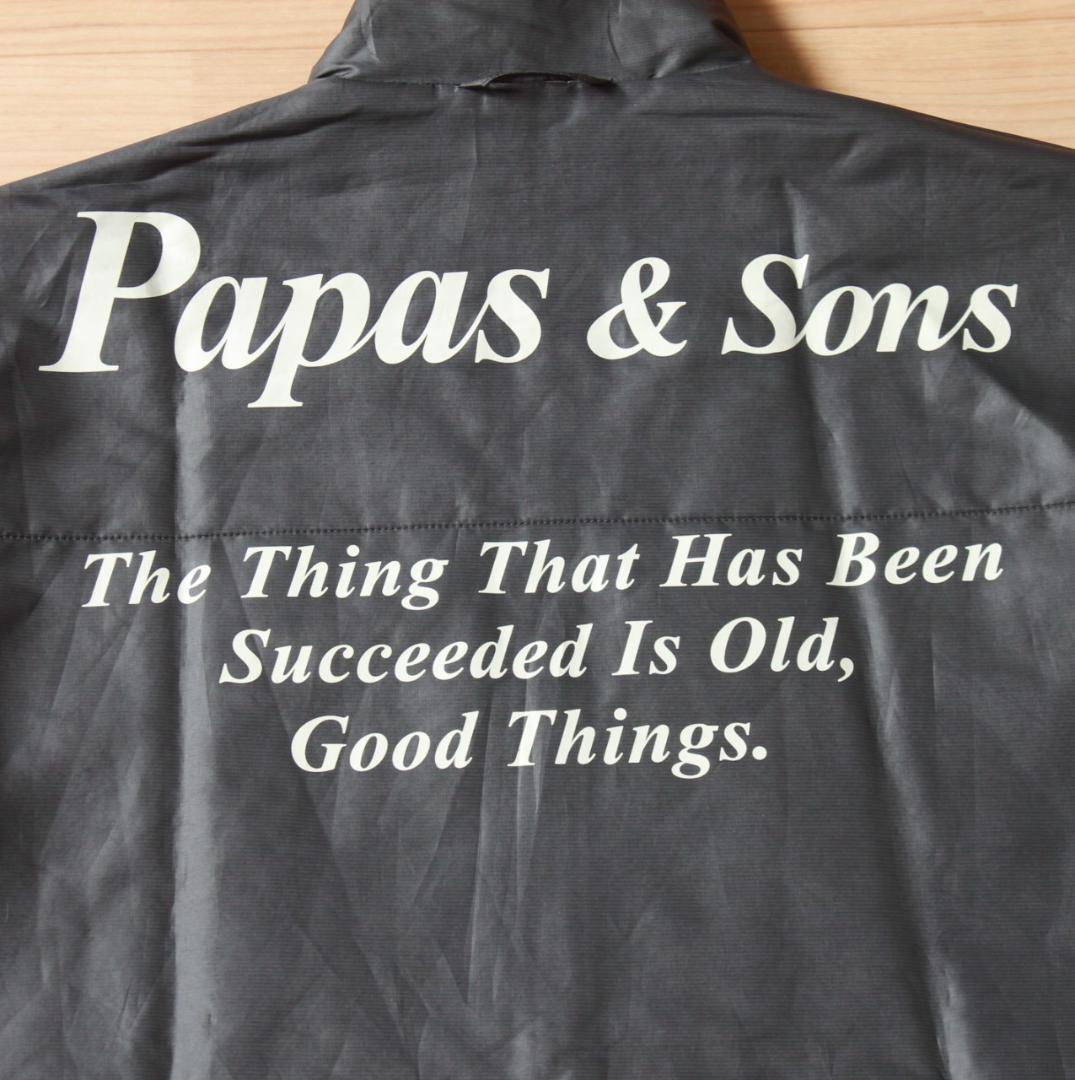 papas パパス papas&sons リバーシブルブルゾン 中綿入りブルゾン