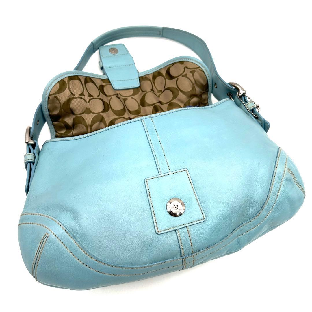 バッグ Coach Soho Shoulder Bag Light Blue