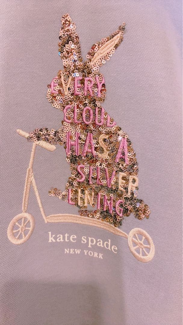 kate spade new york ガールズ ラビットフードワンピース