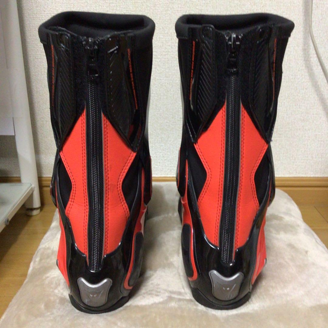 Dainese バイクブーツ 黒 赤 ハイカット 28cm