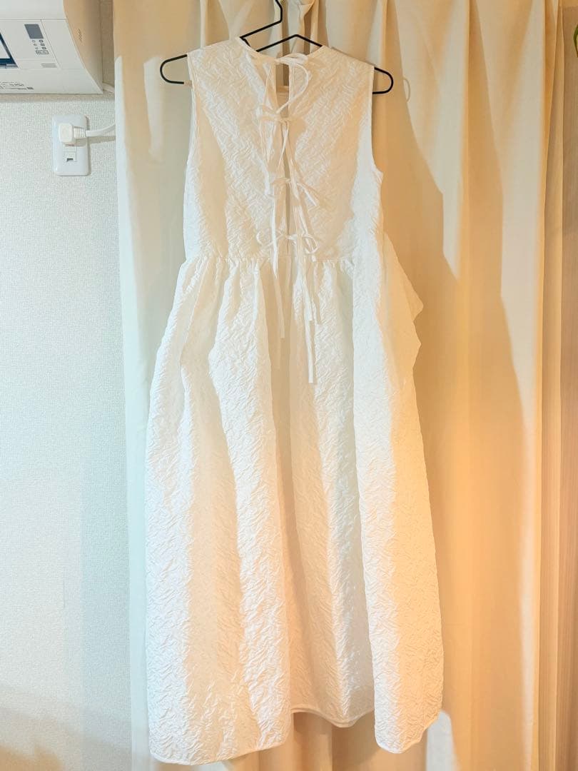 CECILIE BAHNSEN ホワイトワンピース　UK12