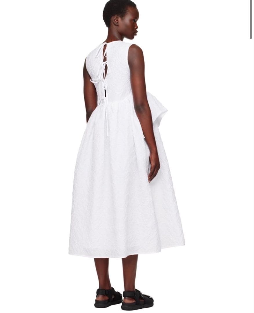 CECILIE BAHNSEN ホワイトワンピース　UK12