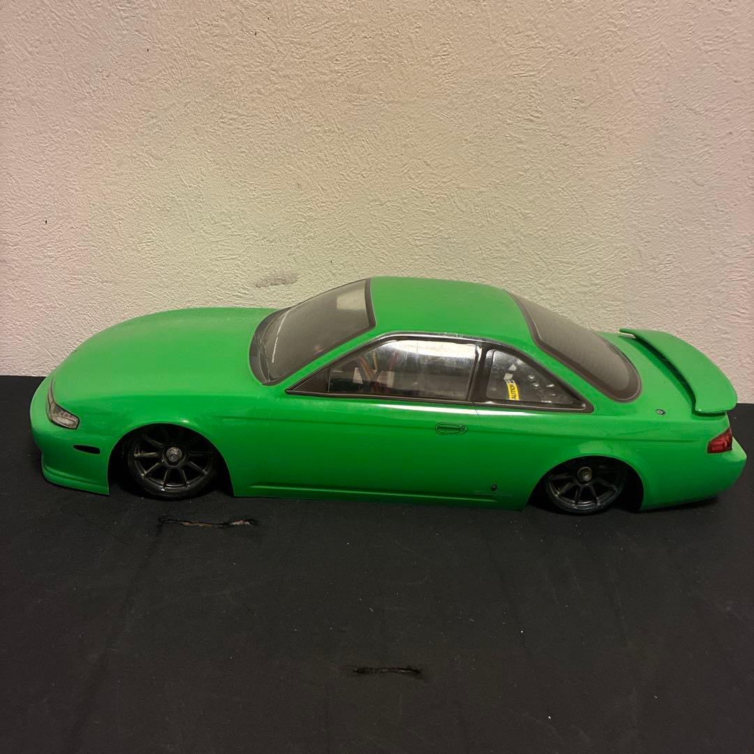 s14 シルビア　rcボディTT02 タミヤプロポ付き　　金曜で出品終了