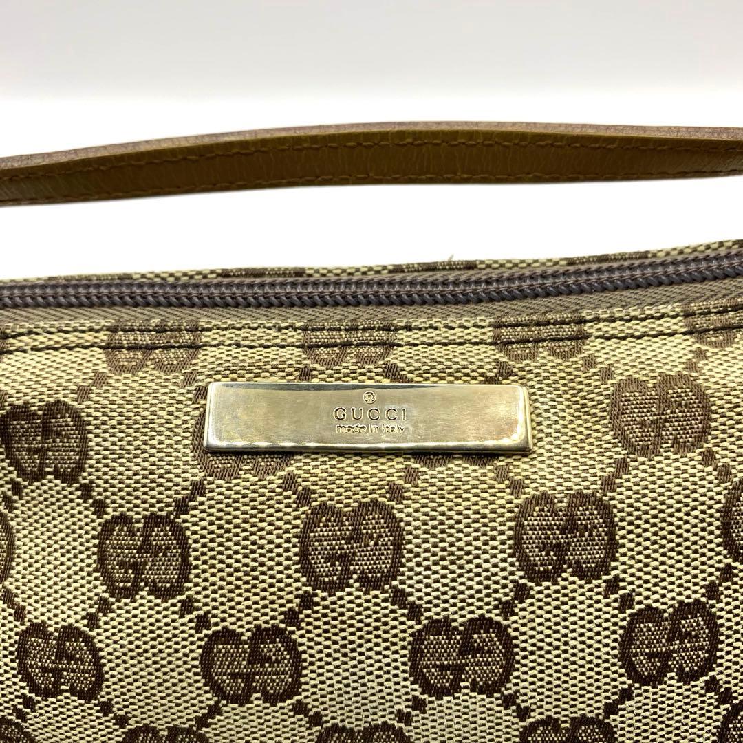 GUCCI グッチ　GGキャンパス　ミニバッグ　アクセサリーポーチ　ハンドバック