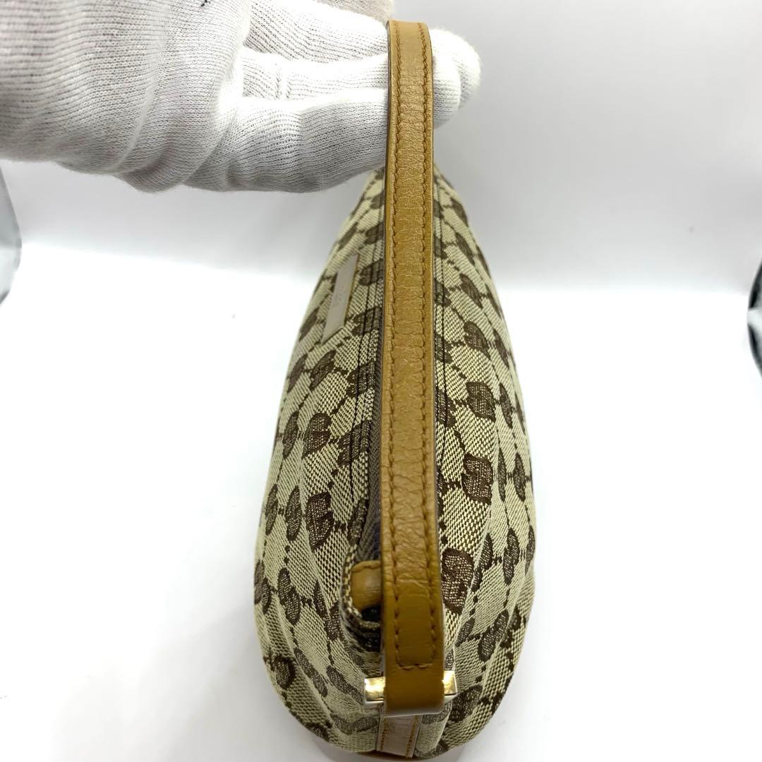 GUCCI グッチ　GGキャンパス　ミニバッグ　アクセサリーポーチ　ハンドバック