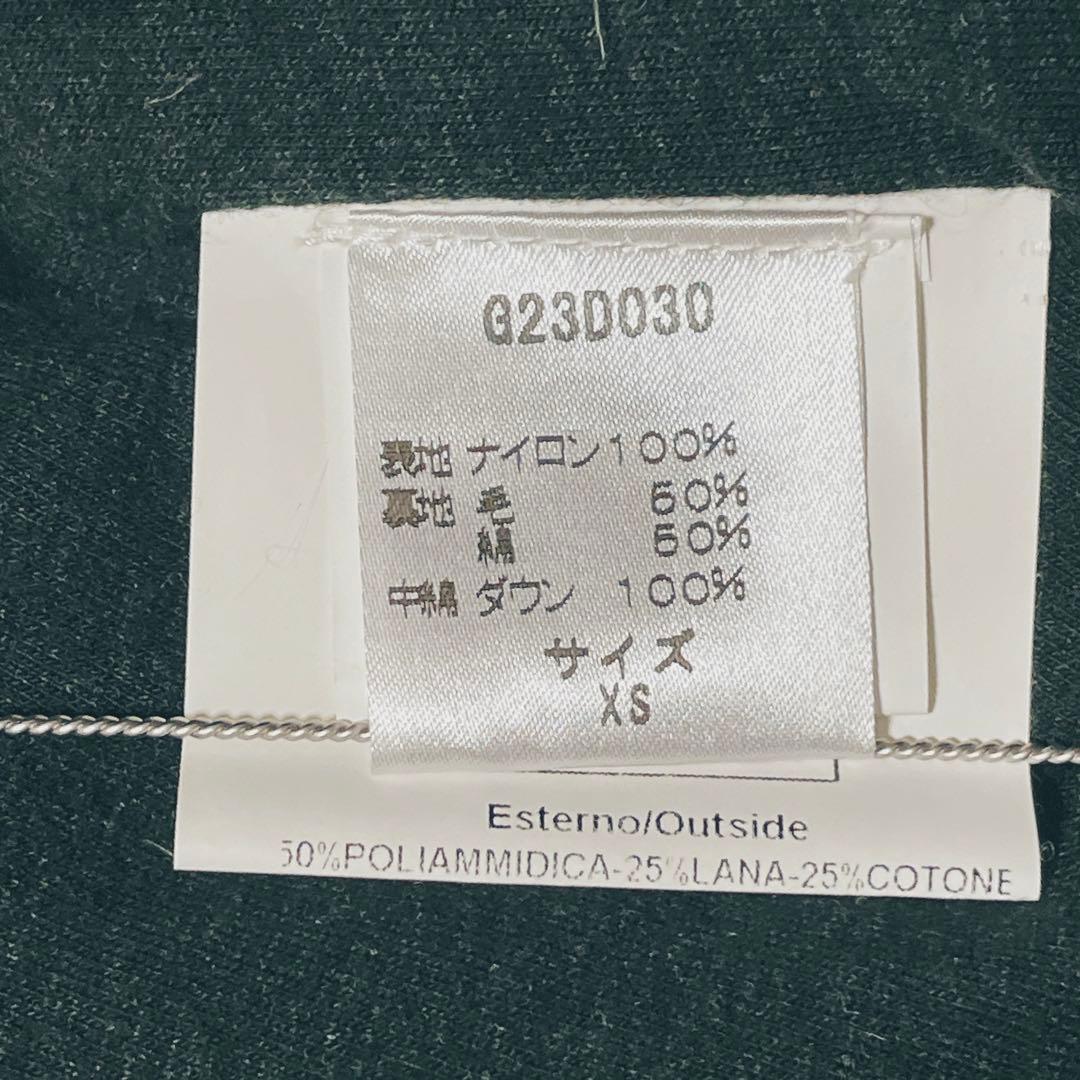 美品★ゴールデングース　ダウンポンチョ　ダウンジャケット　ネイビー　XS(593