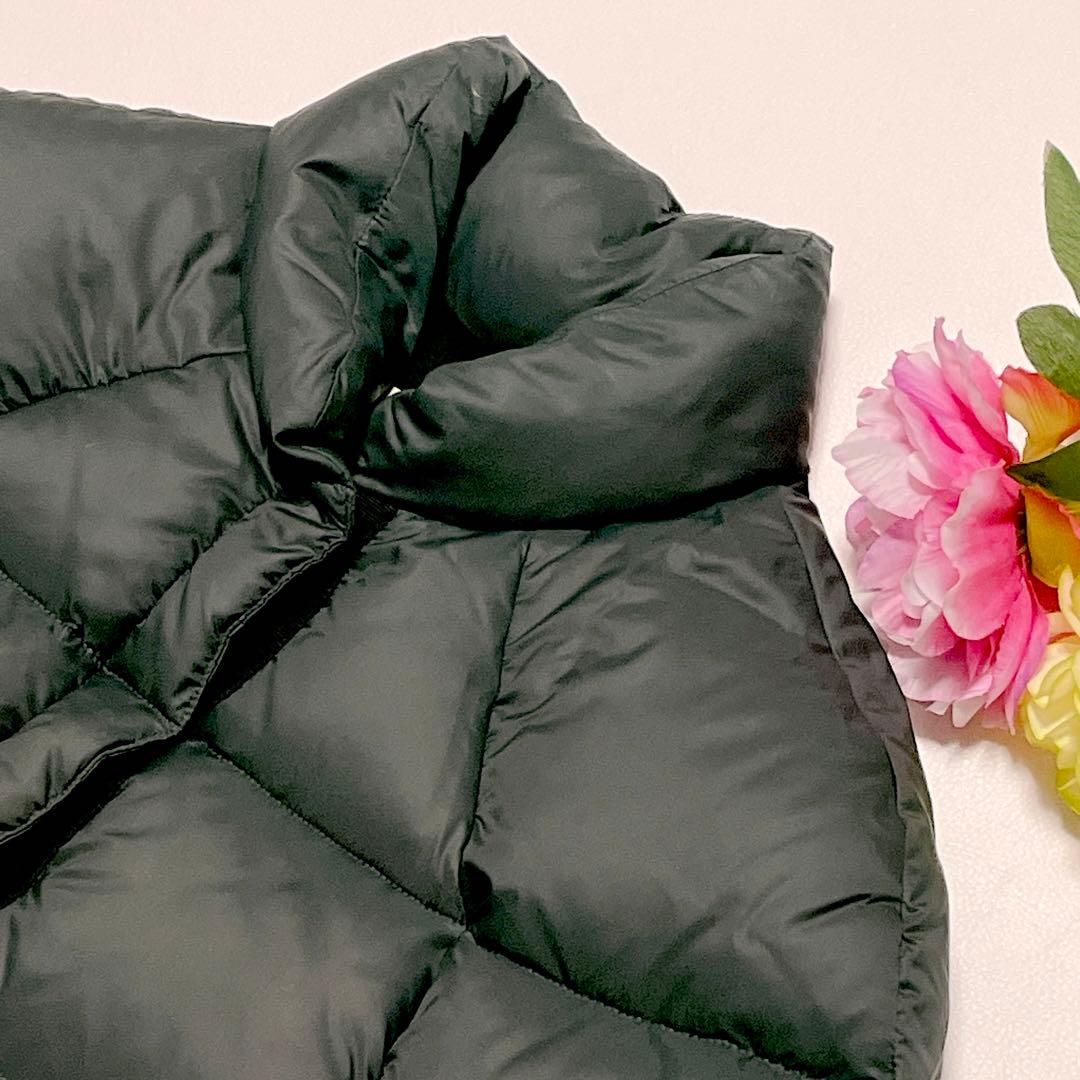 美品★ゴールデングース　ダウンポンチョ　ダウンジャケット　ネイビー　XS(593