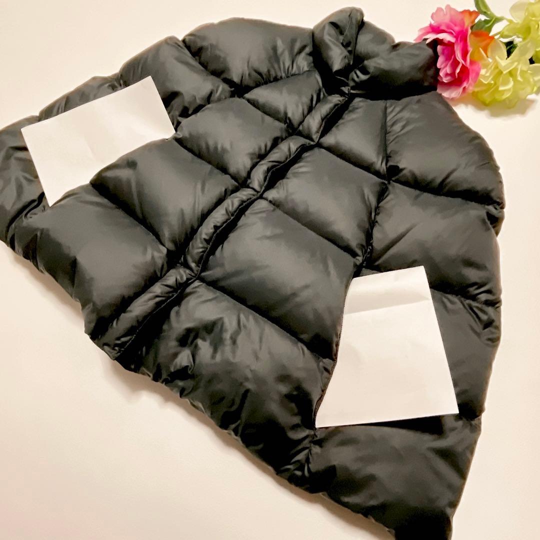 美品★ゴールデングース　ダウンポンチョ　ダウンジャケット　ネイビー　XS(593