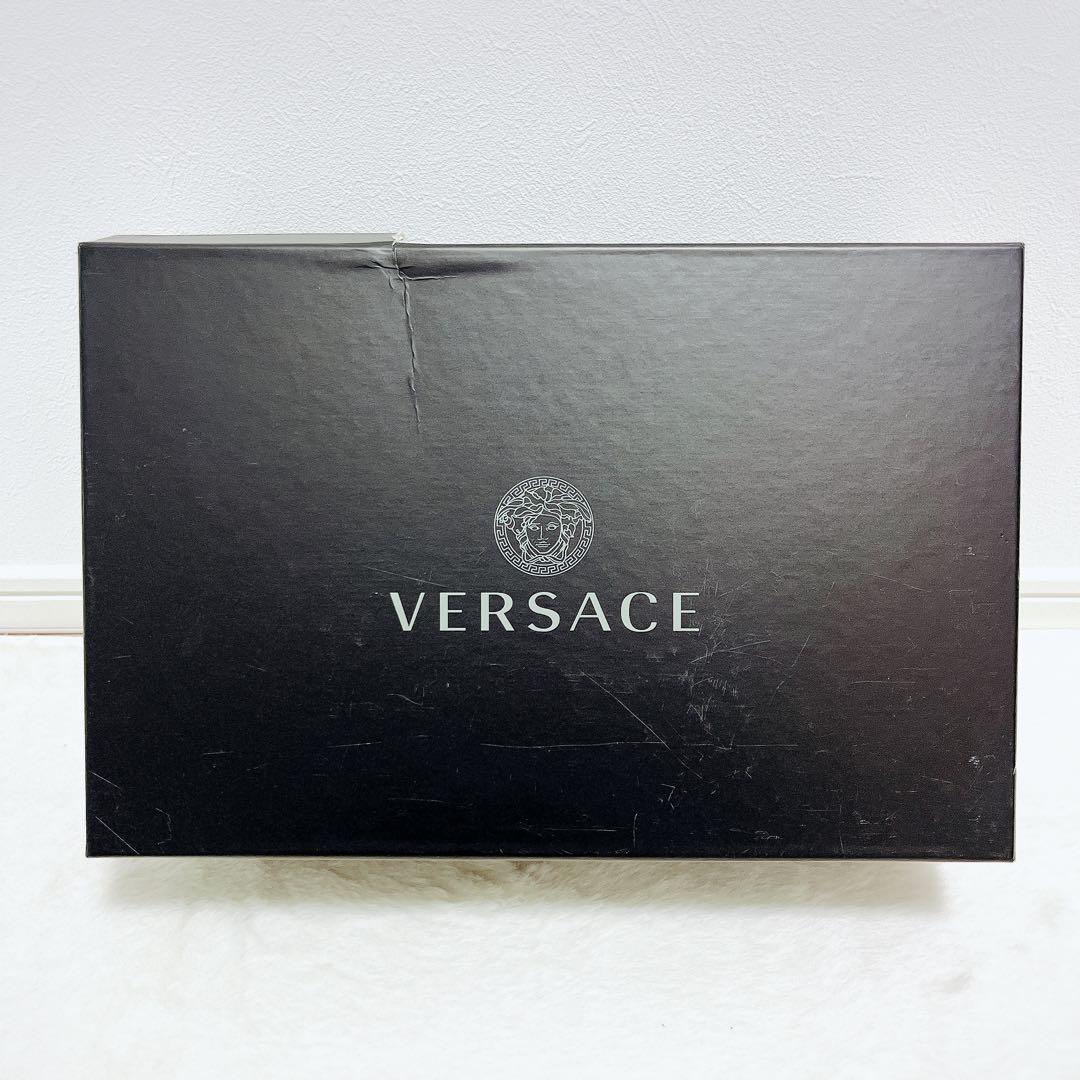 【希少】VERSACE ホワイト×ピンク スニーカー　メデューサ 23cm