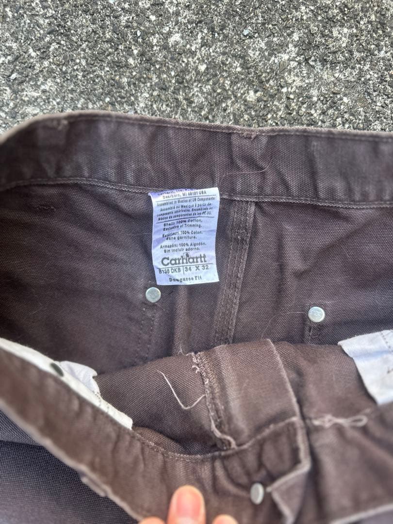Carhartt カーハート ダブルニー パンツ DKB 34x32 USA