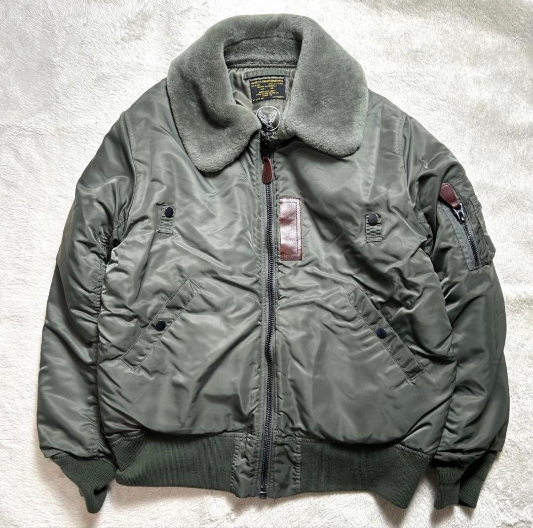 【42サイズ】米軍 B-15B フライトジャケットWAIPER.inc ムートン