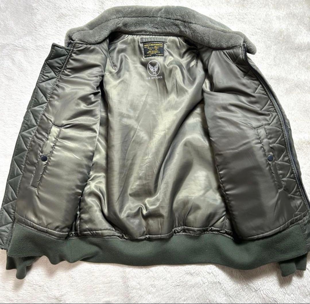 【42サイズ】米軍 B-15B フライトジャケットWAIPER.inc ムートン