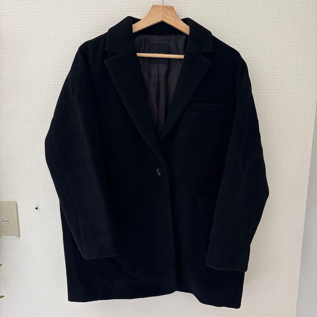 【2022AW】 スピックアンドスパン モッサジャケットライクコート 36