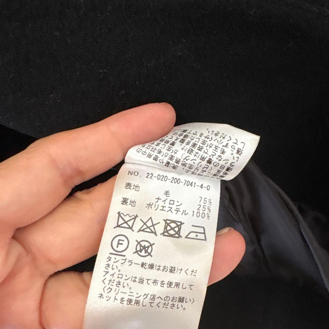 【2022AW】 スピックアンドスパン モッサジャケットライクコート 36