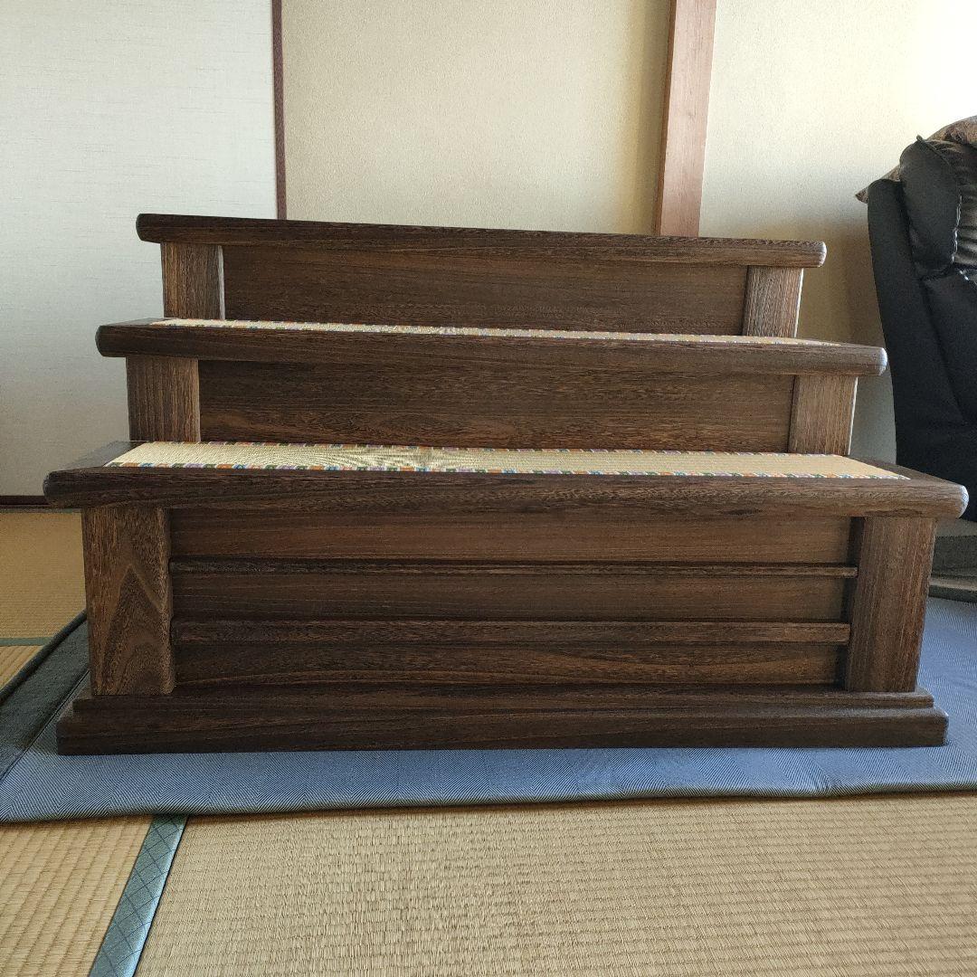 雛人形　雛人形三段飾り台　(未使用品)