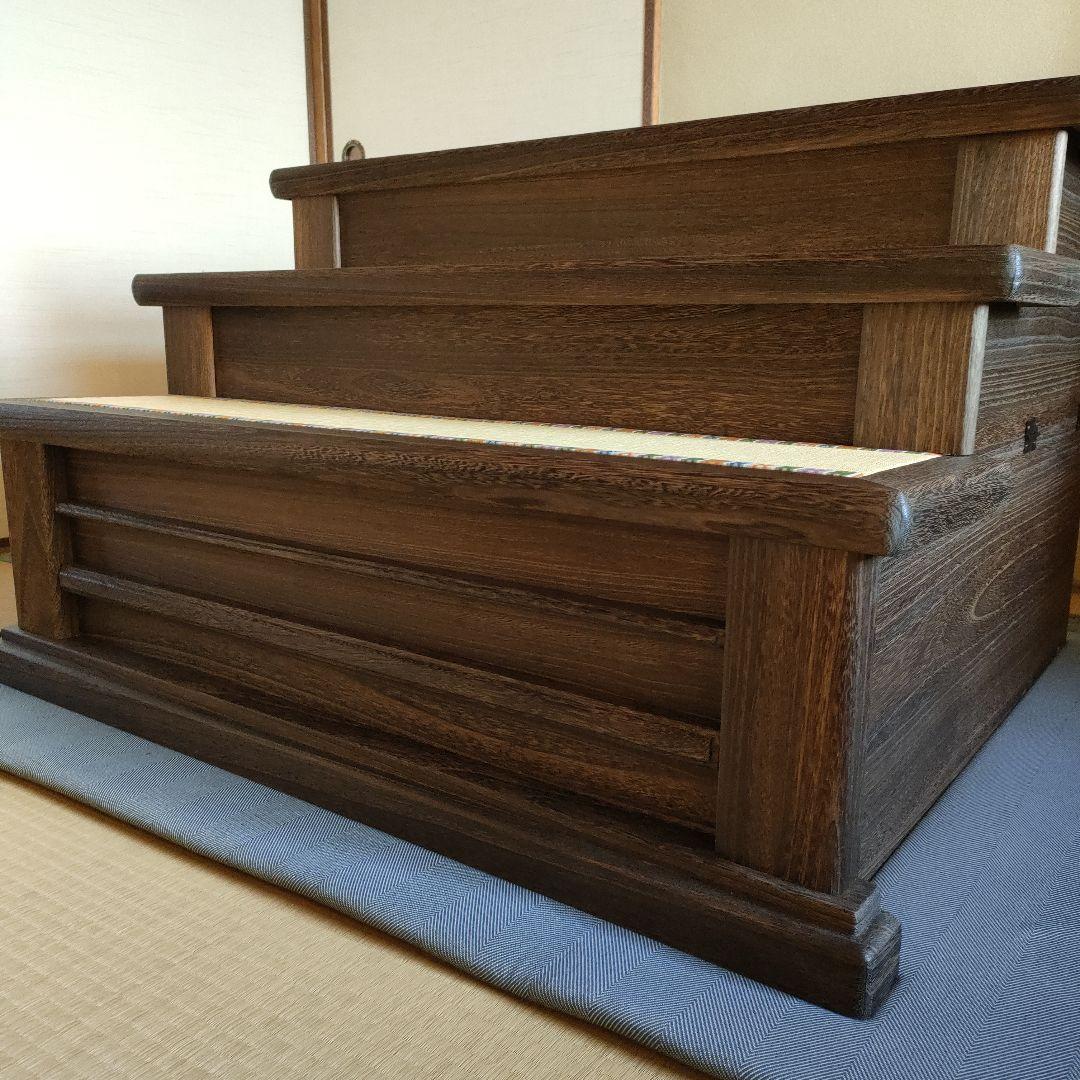 雛人形　雛人形三段飾り台　(未使用品)