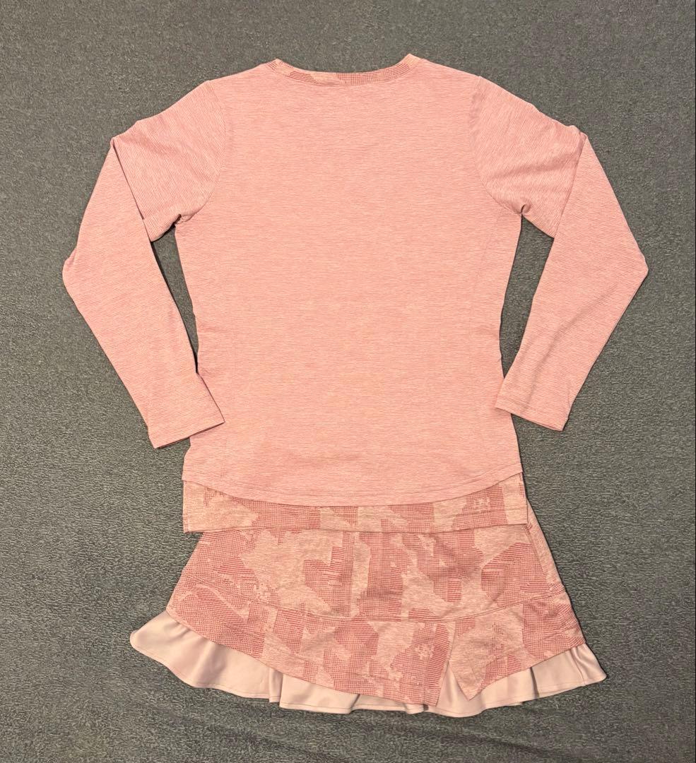 BabolaT バボラ テニスウェア ロンT　スコート サンバイザー セット