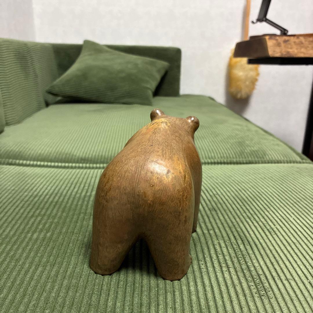 リサラーソン　熊　ヴィンテージ　置物　グスタフスベリ Jie　くま　ベアー　希少