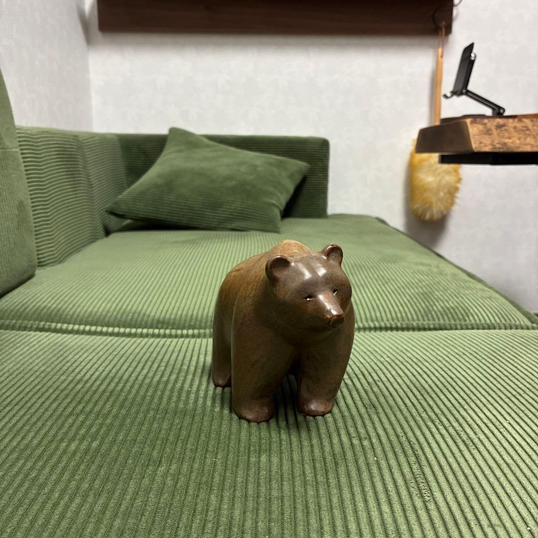 リサラーソン　熊　ヴィンテージ　置物　グスタフスベリ Jie　くま　ベアー　希少