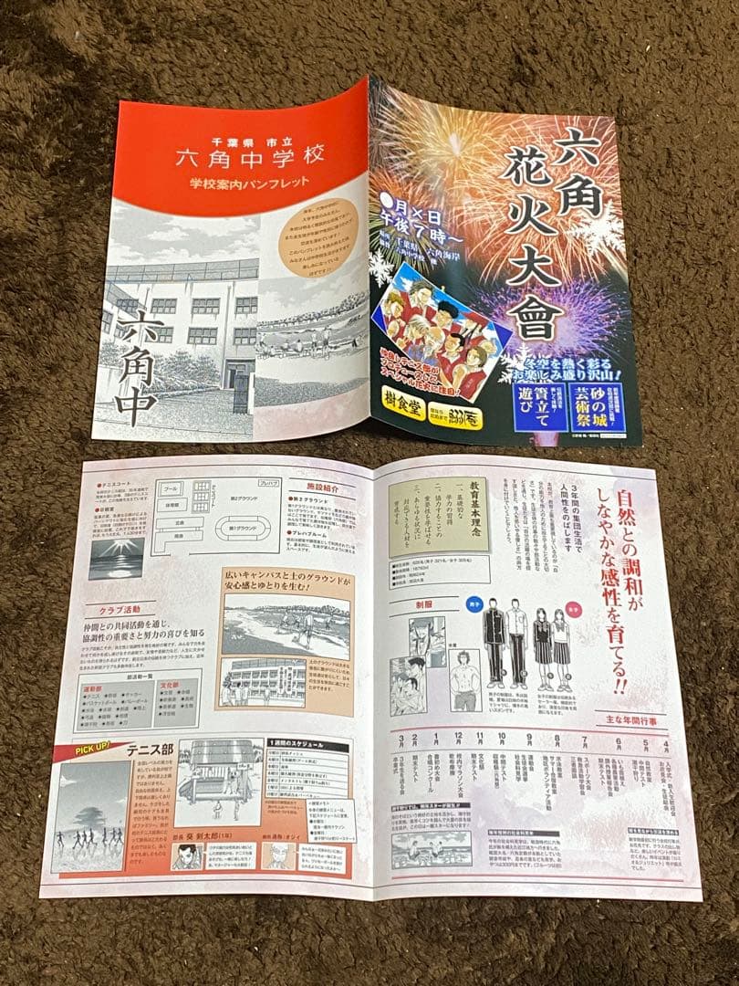 ★非売品★テニスの王子様 テニプリ パーティー 学校案内パンフレット 6校セット