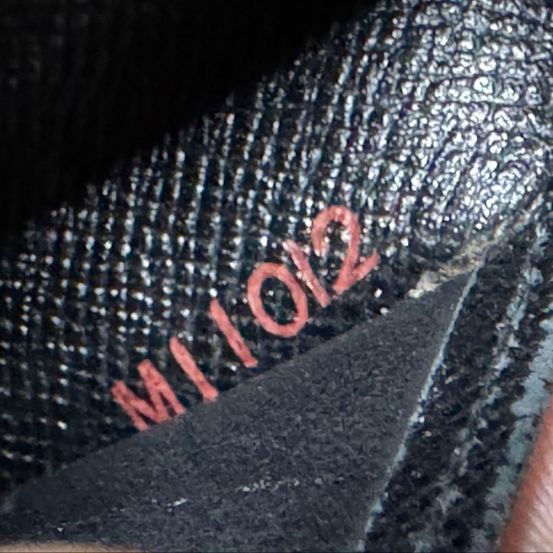 ⑤☆使用感少/美品♪コンチネンタル がま口 長財布 エピ ノワール レザー