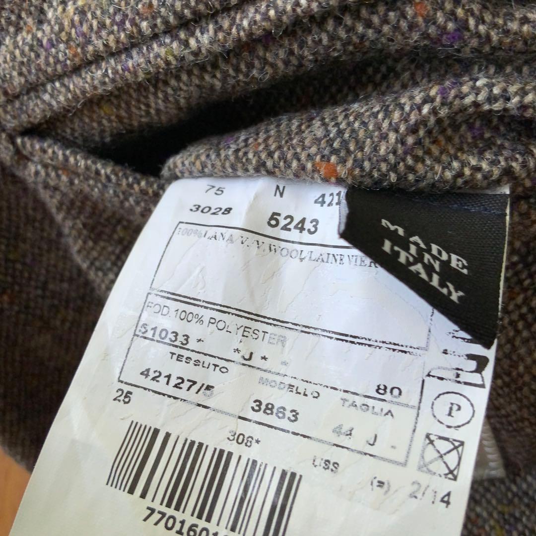 L.B.M.1911 ルビアム ウールジャケット 44ブラウン ホームスパン伊製