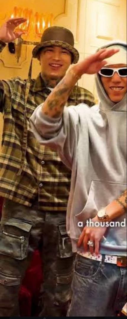 MLVINCE 迷彩 カーゴパンツ 32 YZERR着用