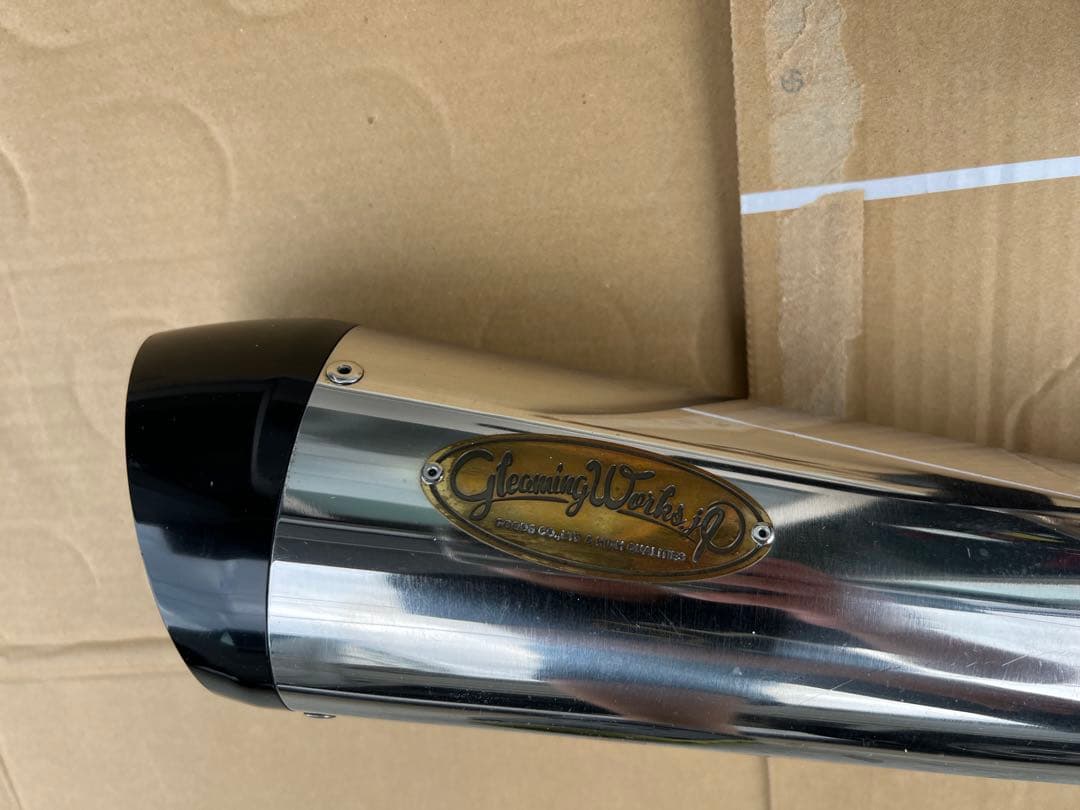 スポーツスター用 フルエキ 2in1マフラー グリーミングワークス