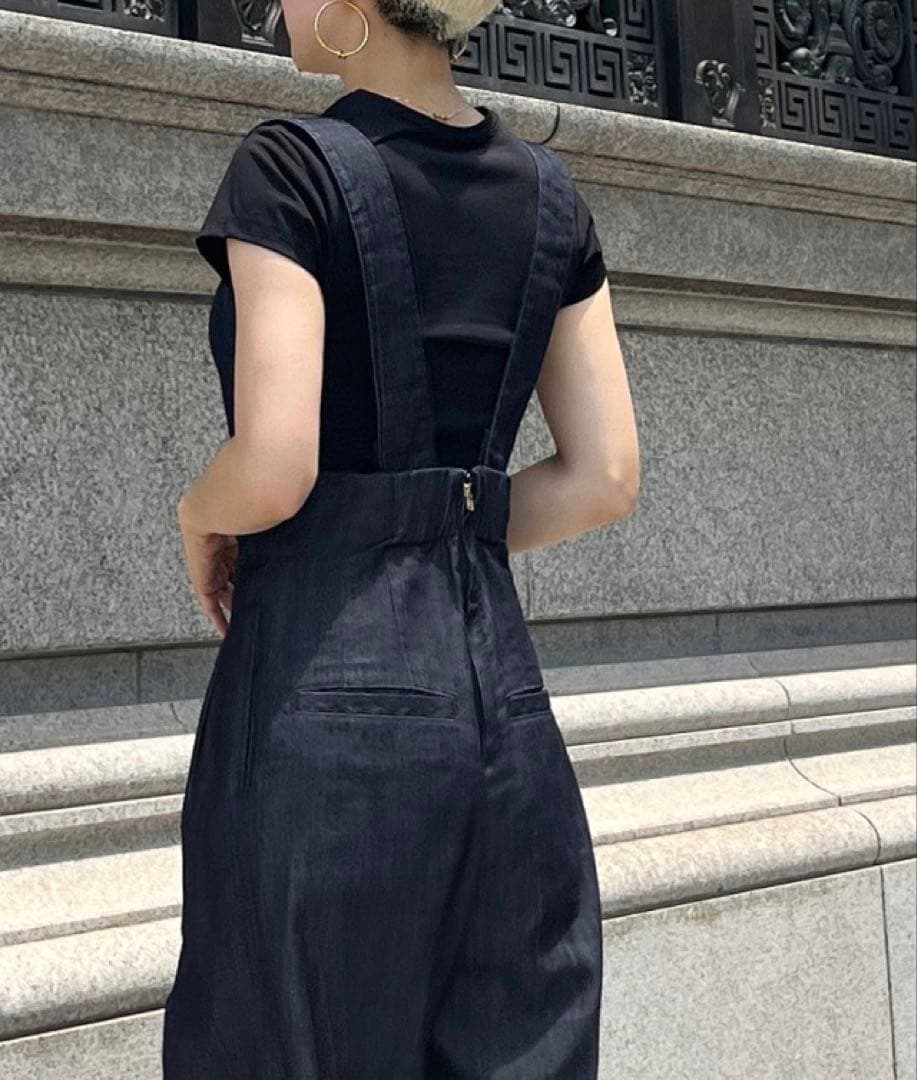 JENNEジェンヌ　2wayハイウエストリラックスデニムパンツ