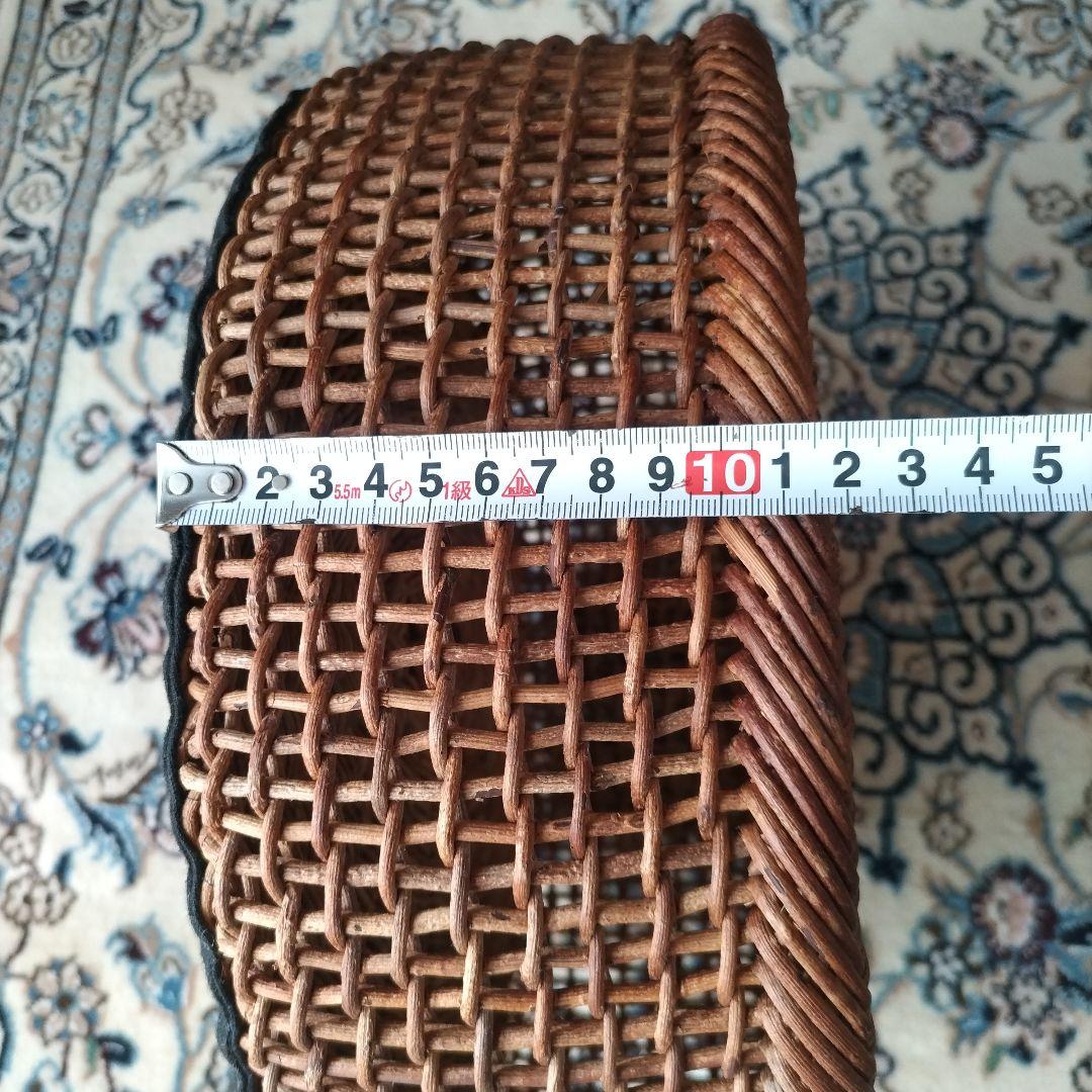 あけび こだし編み 丸型 籠 ランドリーバスケット 大型