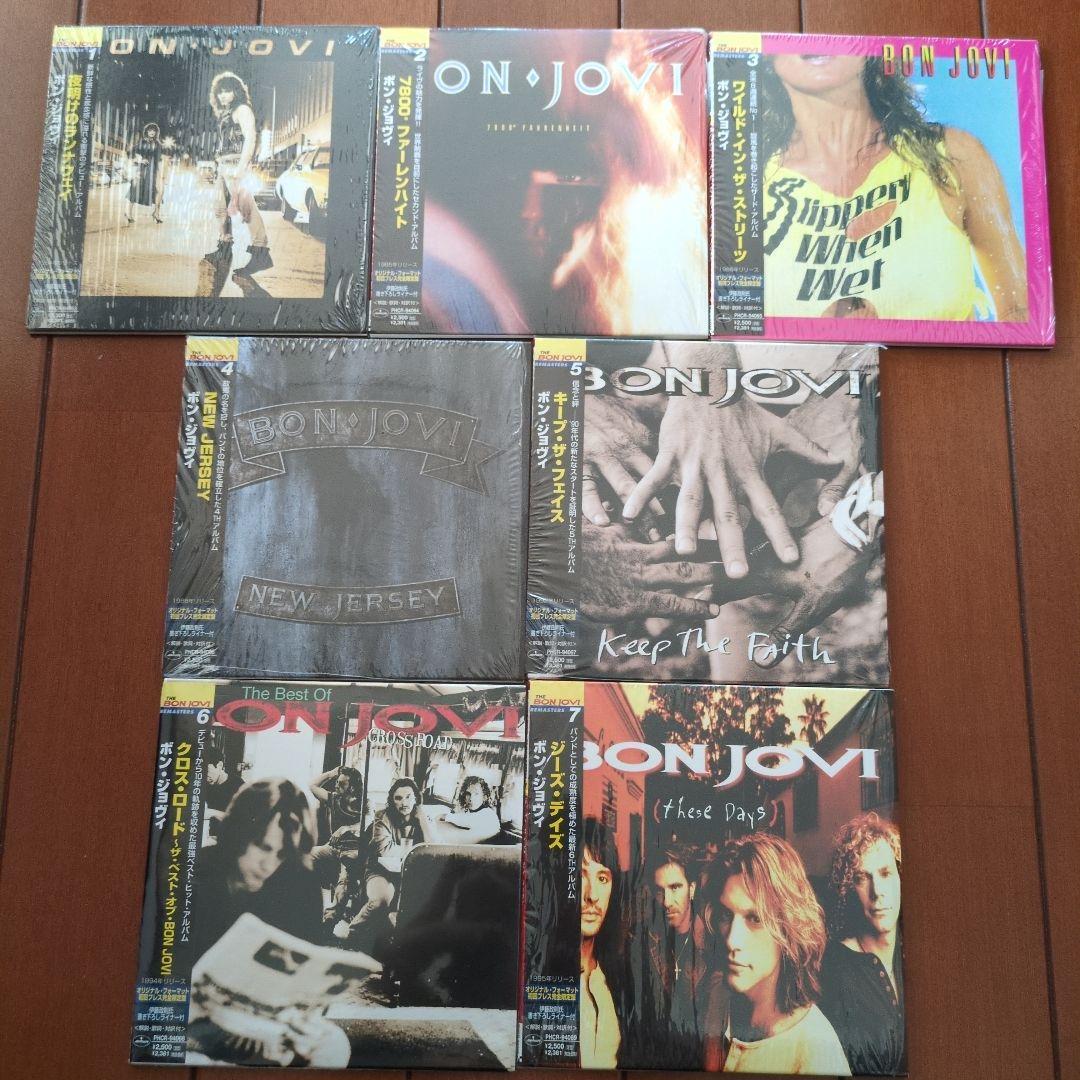 【紙ジャケ7枚セット】Bon Jovi【全作外装シュリンク付】