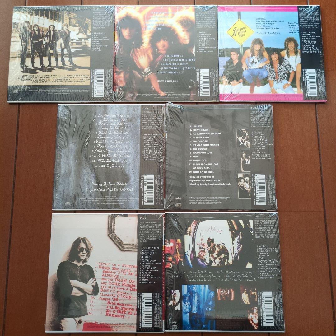 【紙ジャケ7枚セット】Bon Jovi【全作外装シュリンク付】