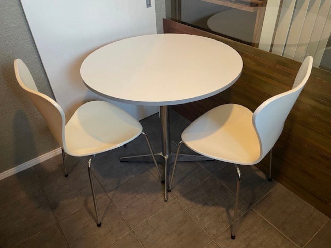 超美品■ヤコブセン　サーキュラーCIRCULAR ラウンドテーブル◾️4スター脚