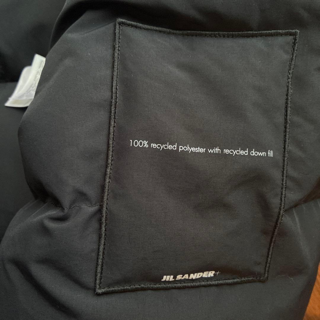 美品　JIL SANDER＋　ダウンベスト　ジレ　ブラック 42