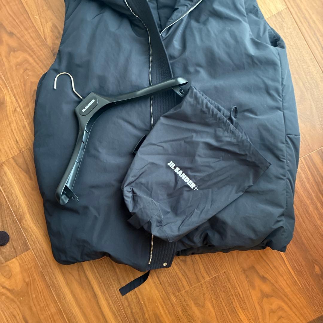 美品　JIL SANDER＋　ダウンベスト　ジレ　ブラック 42