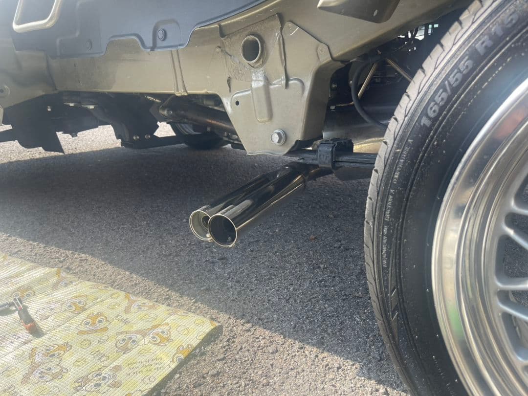 ハイゼットジャンワンオフマフラー