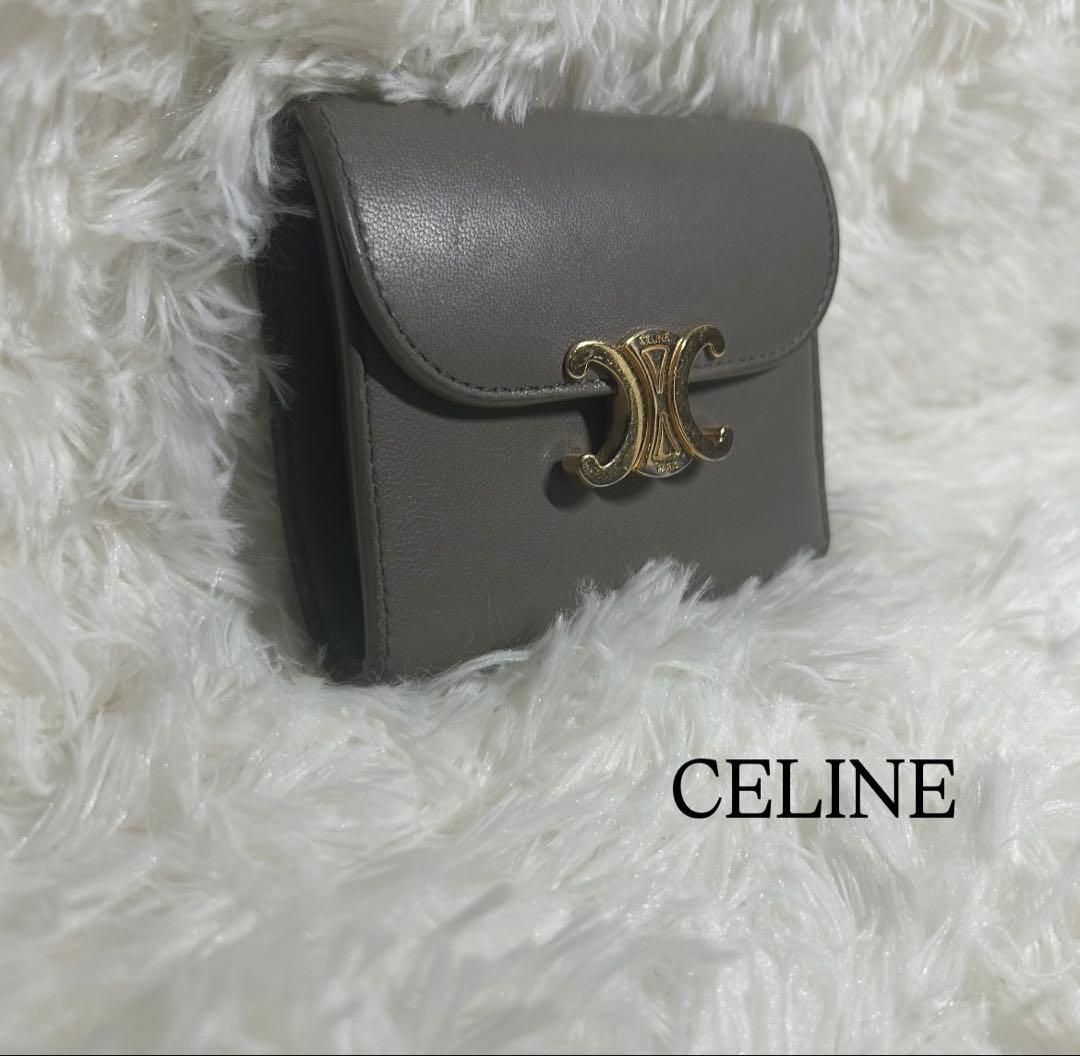 ✨美品✨ CELINE スモール フラップウォレット トリオンフ