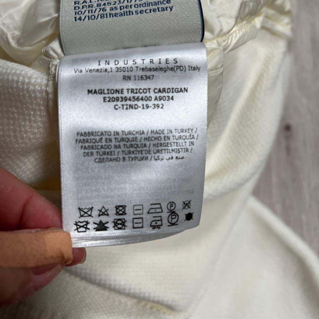 新品未使用　MONCLER ニットコンビダウンカーディガン　S