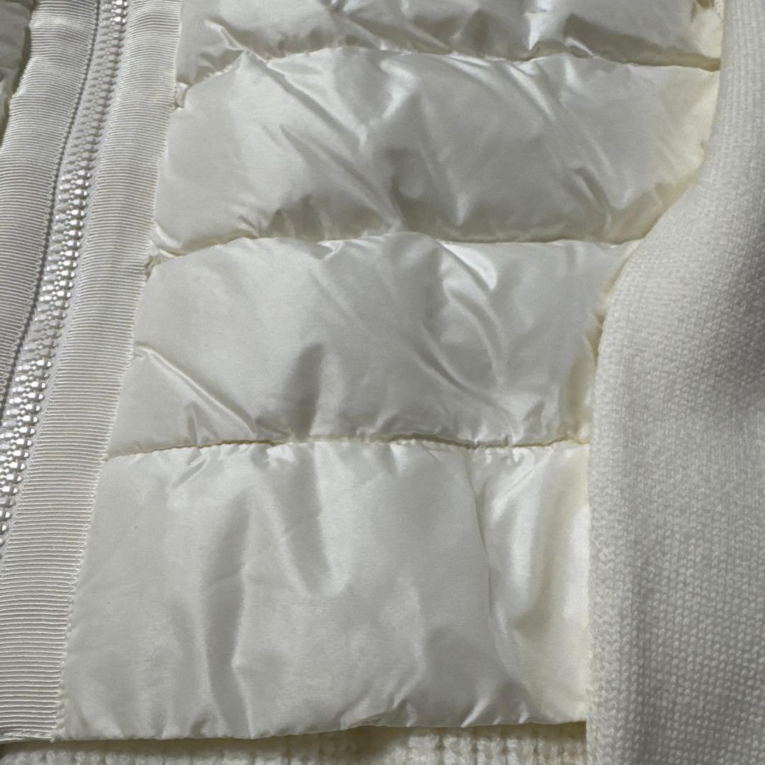 新品未使用　MONCLER ニットコンビダウンカーディガン　S