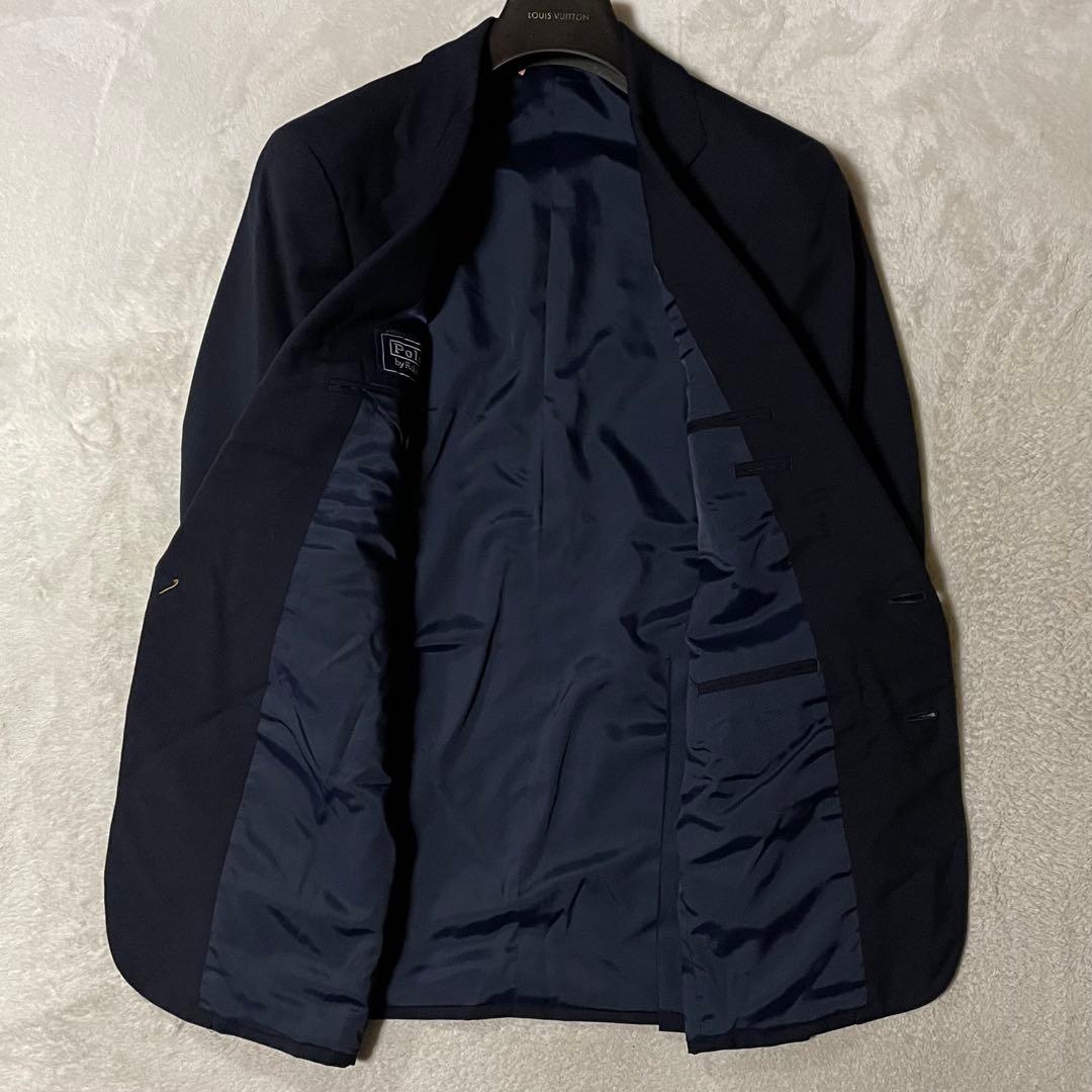 ポロ ラルフローレン 紺ブレザー T170 金ボタン 美品 テーラードジャケット