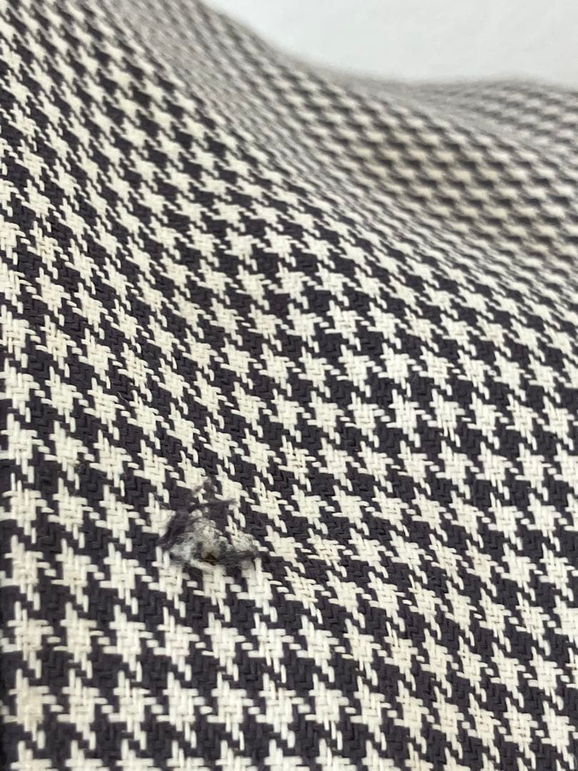 値下！XXIO ダンロップ　キャディバッグ スタンド型　千鳥柄　モノトーン　白黒