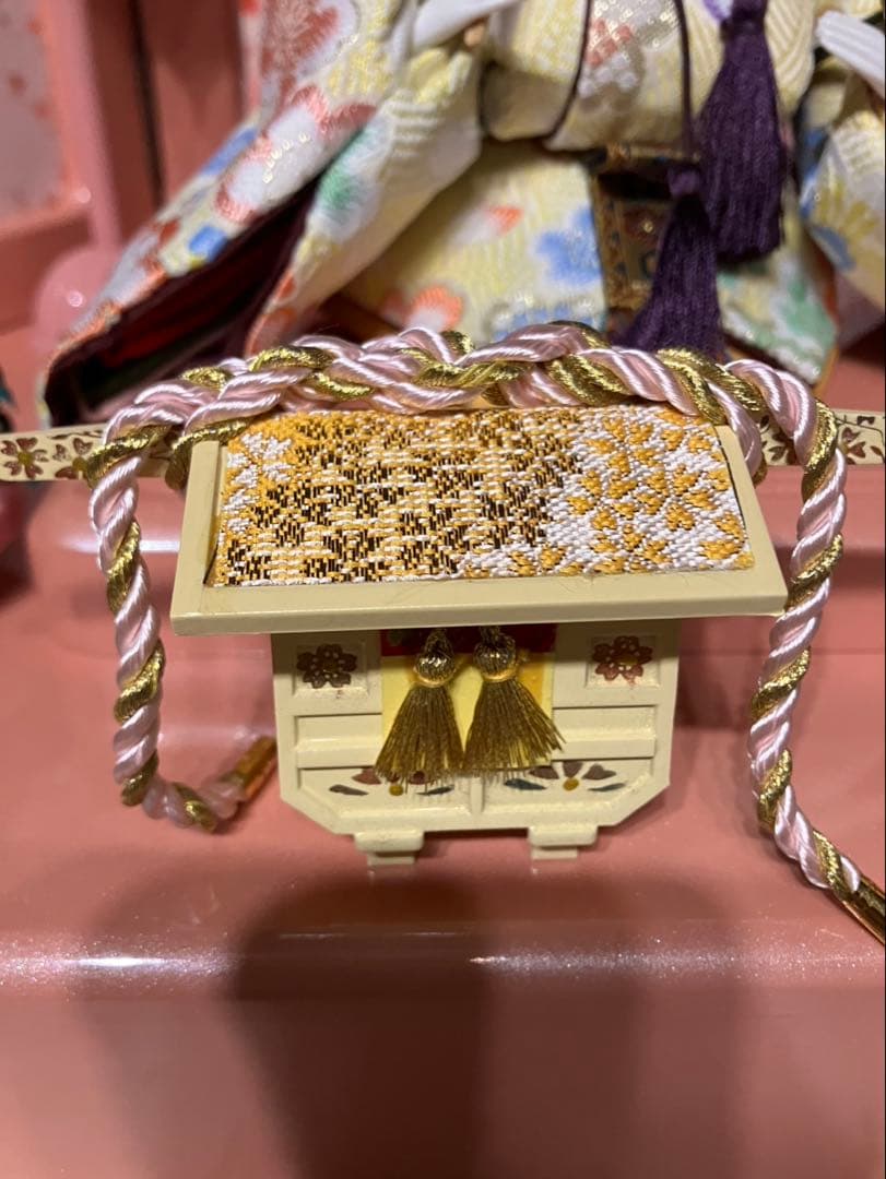 パールピンク 雛人形セット あいり雛　親王飾り