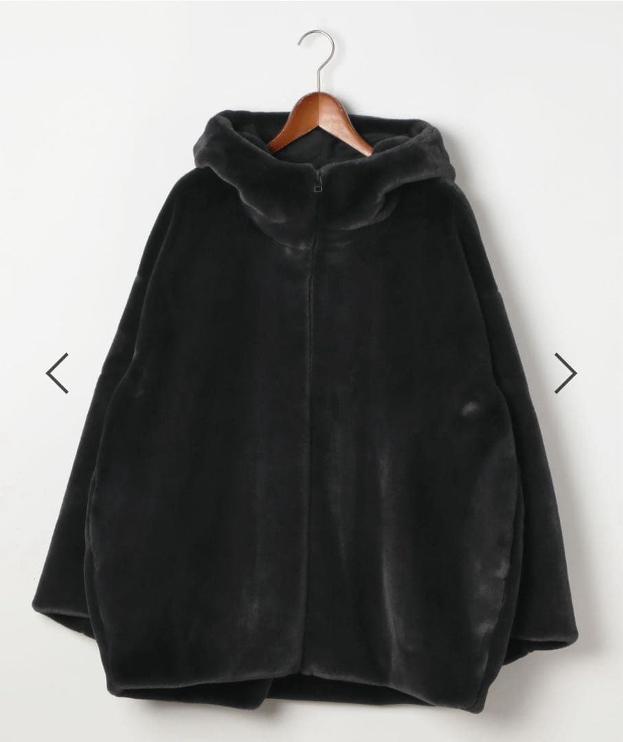 ニコアンド MODE NORM CORE ベルベットファーフードブルゾン M