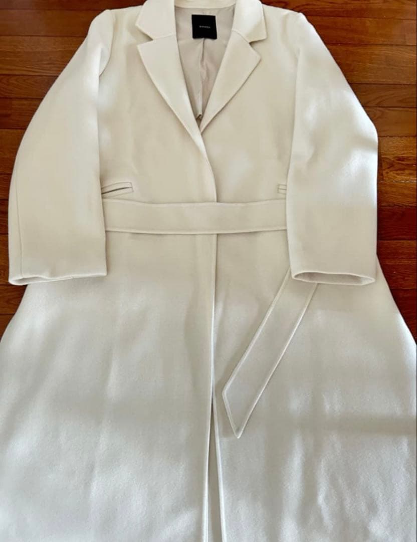 anuans リバーロングチェスターコート ECRU